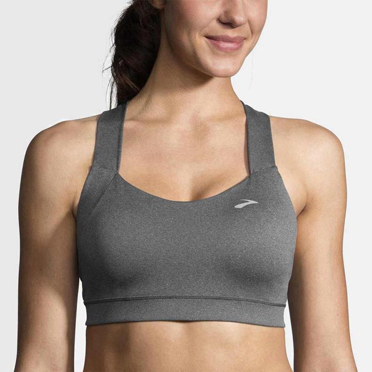 Brooks Uplift Crossback - Run Bra Mujer - Gris (KM2063185)